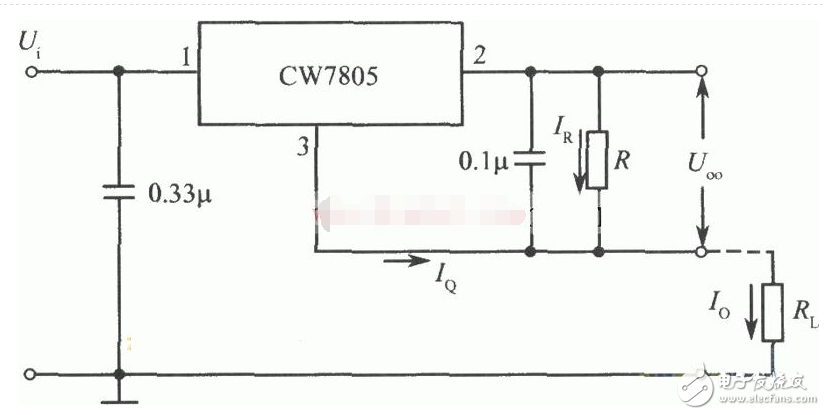 cw7805參數及cw7805應用電路