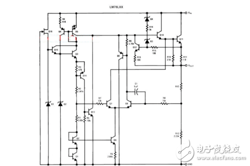 7805穩壓電源工作原理