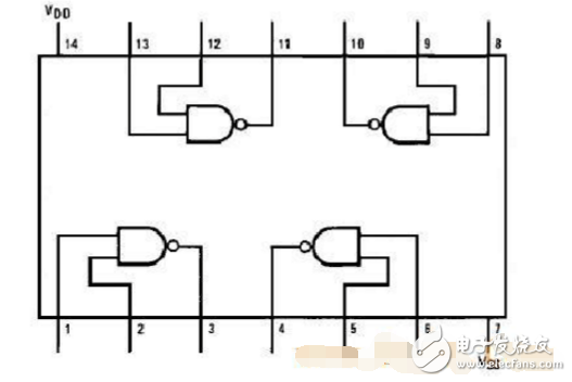 基于cd4011制作互鎖開關電路