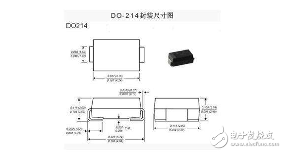 貼片肖特基二極管封裝