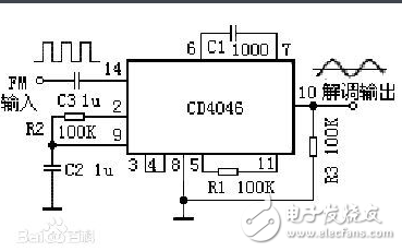 cd4046原理及經(jīng)典電路圖