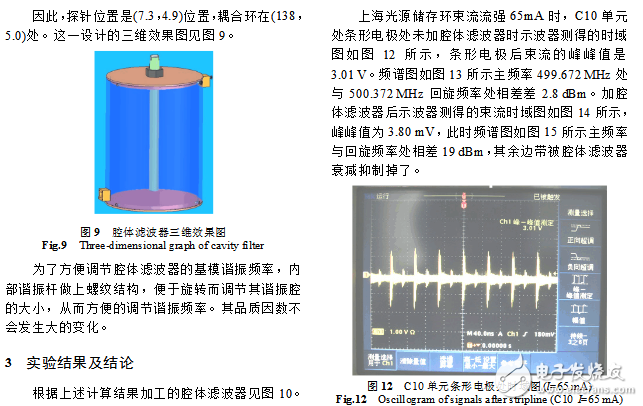 腔體帶通濾波器設(shè)計(jì)案例