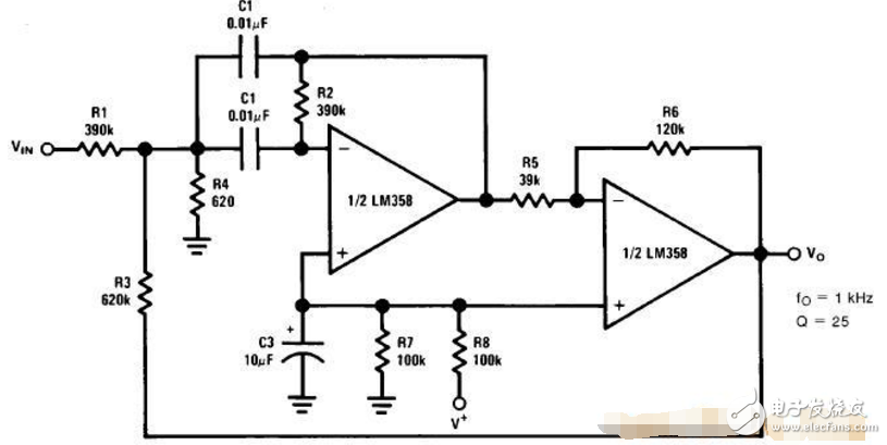 lm358簡單應(yīng)用電路圖