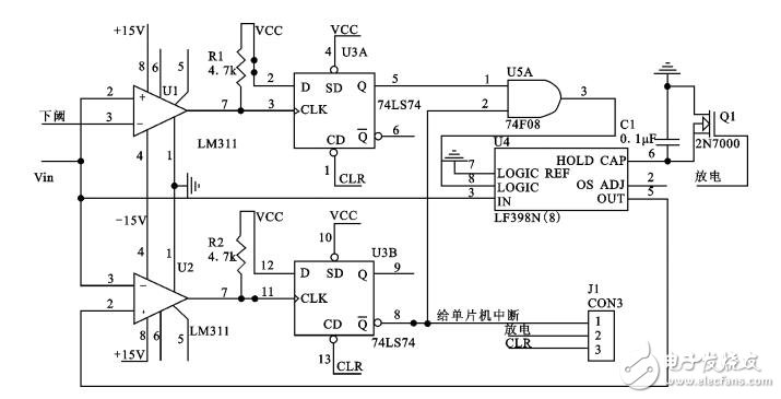 lf398峰值采樣保持電路