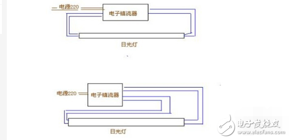 電子鎮流器接線圖