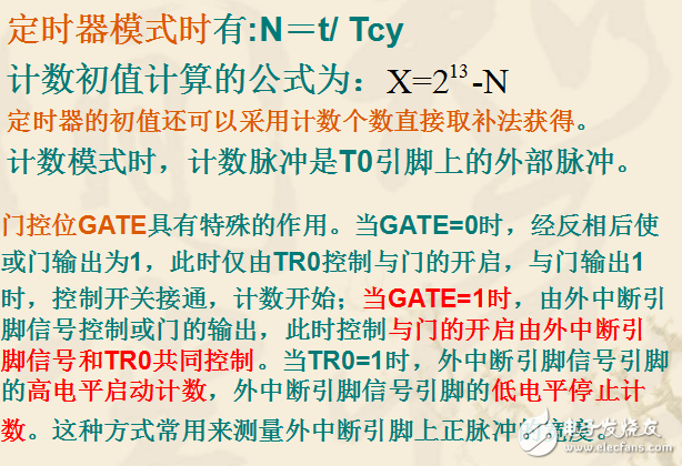 80C51單片機定時器/計數器詳解（含工作方式）