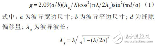 波導縫隙天線的設計仿真解析