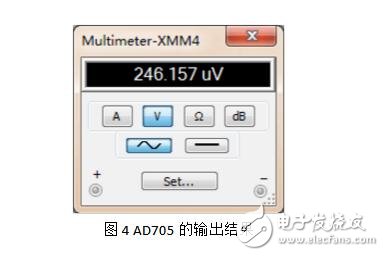 AD620與AD705構(gòu)成的電路仿真