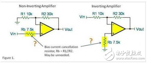 輸入偏置電流消除電阻探究