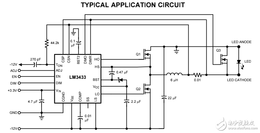 LM3433在LED驅動電源中的應用