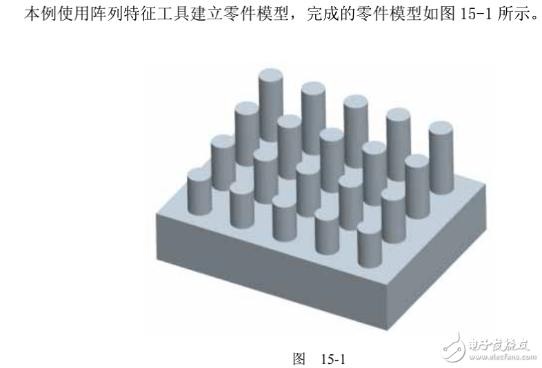 基于proe技術的線性陣列特征建模范例