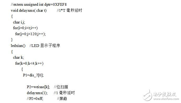 基于AT89C51單片機的ADC0808程序