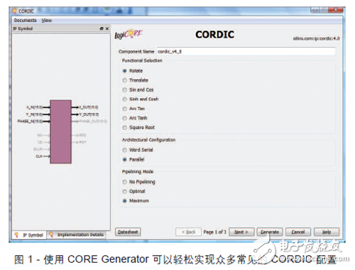 關于FPGA設計中使用CORDIC算法的教程分享