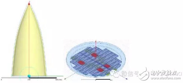 天線罩與波導裂縫陣模型