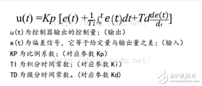 PID連續控制算法的表達式以及C語言實現