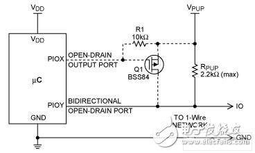  嵌入式應用中的四類1-Wire主機電路設計