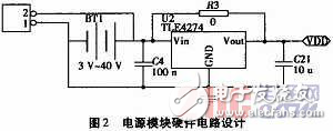 汽車無線傳感器的設計方案探究