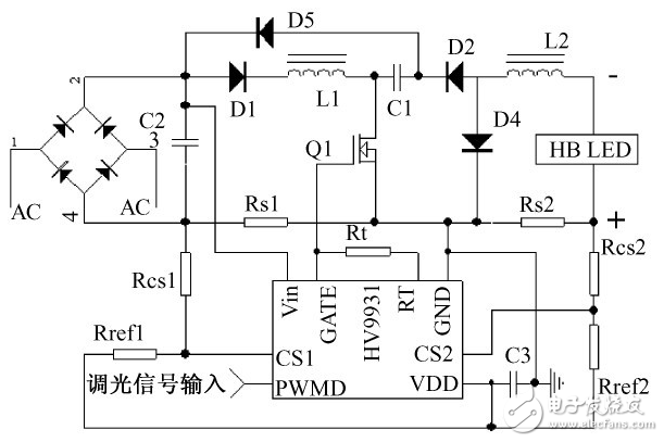 LED路燈驅動電路與智能調光設計方案的介紹