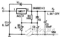 LM317制作簡易電源電路設計