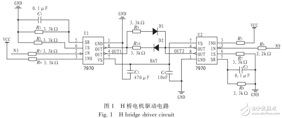 基于multisim12的電機驅動模塊仿真設計