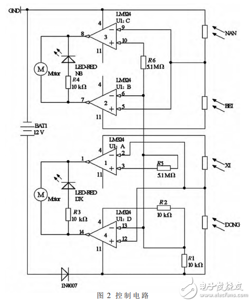 基于比較器lm324的光電探測器控制電路的設計與實現