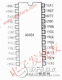  基于可變增益放大器AD604的超聲衰減補償電路