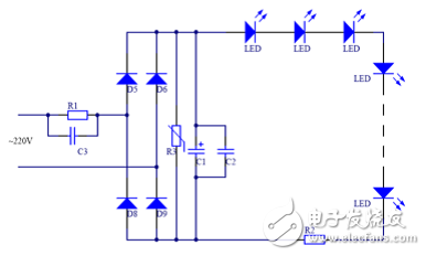 低功耗LED交流供電的研究及方案介紹