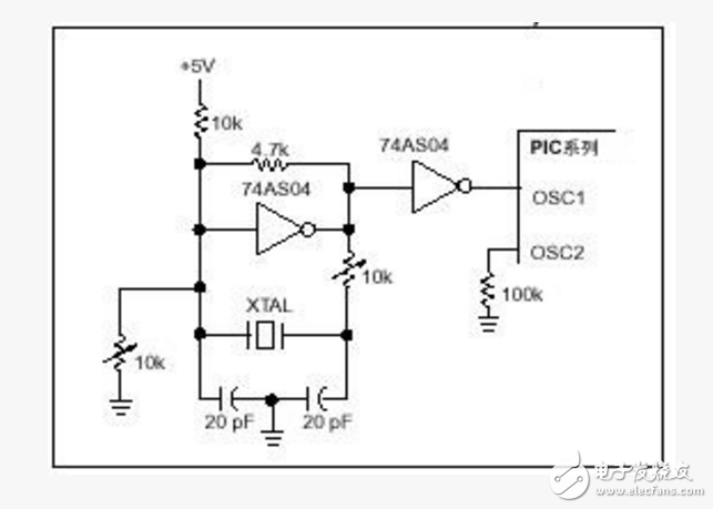 PIC單片機(jī)外部振蕩電路設(shè)計