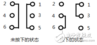 六腳開關(guān)引腳圖及功能定義