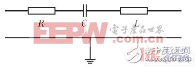 頂端未加載短路枝節時的天線的等效電路