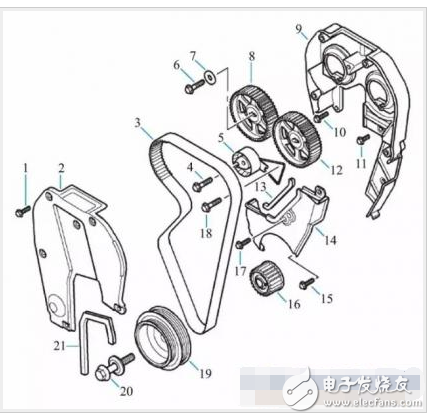 發動機所有零部件名稱圖詳細