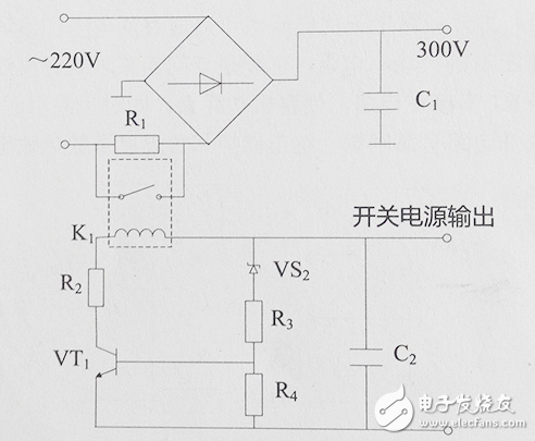 防浪涌電路圖----浪涌電流抑制電路