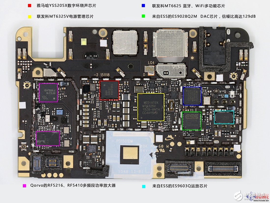 vivo X6 Plus完全拆解 超強(qiáng)音效芯片