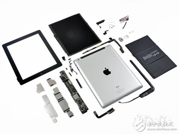 最新iPad 3拆解圖 電池體積增大70%