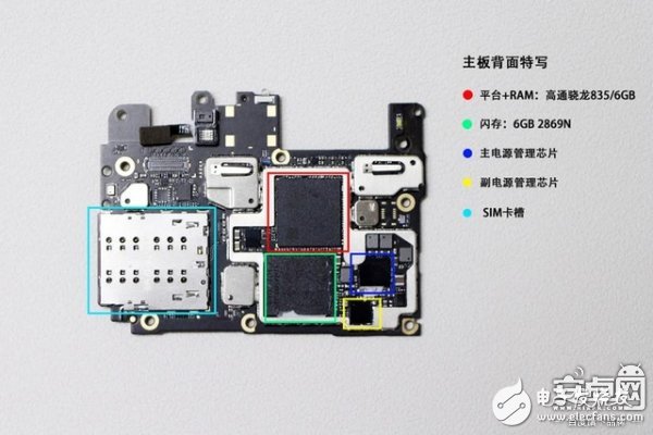 小米6拆解: 后蓋與機身用膠水粘帖