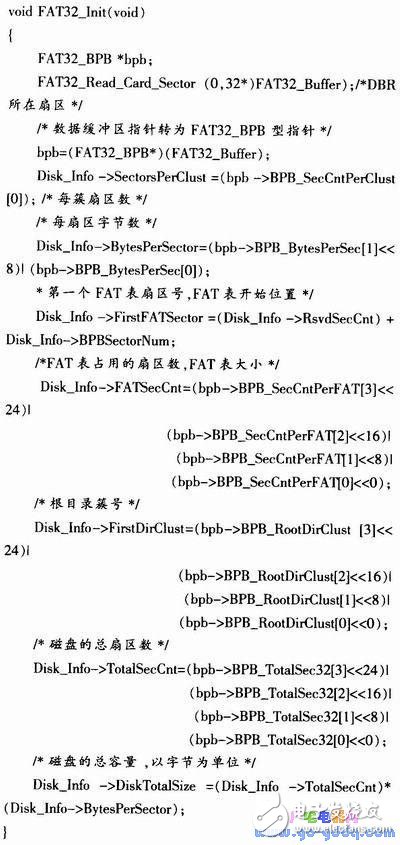 基于S3C2440A的SD卡文件系統(tǒng)的設計與實現(xiàn)