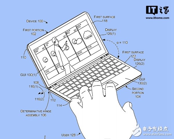 微軟新專利曝光，具有“筆記本模式”