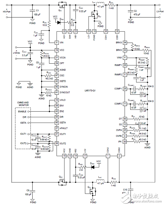 TI TIDA－01168雙向汽車12V(48V)電源系統參考設計