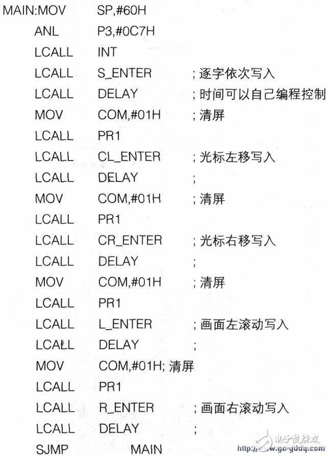 點陣液晶顯示模塊程序設(shè)計實現(xiàn)