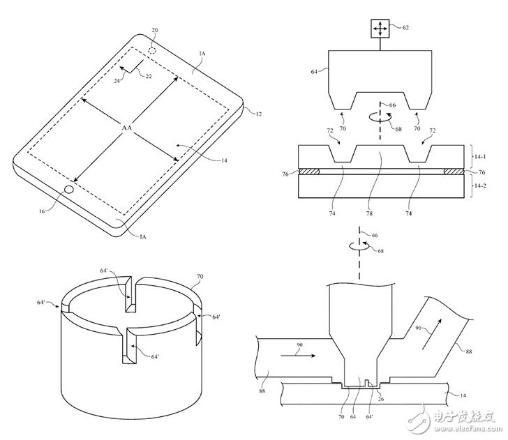 蘋果新專利曝光 顯示屏上鉆小孔真正的全面屏