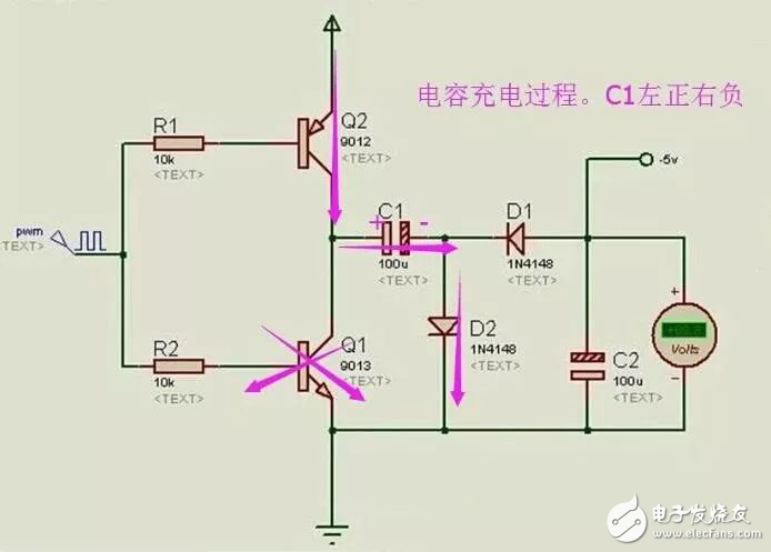 單片機電子電路中常用的兩種負壓產生電路解析