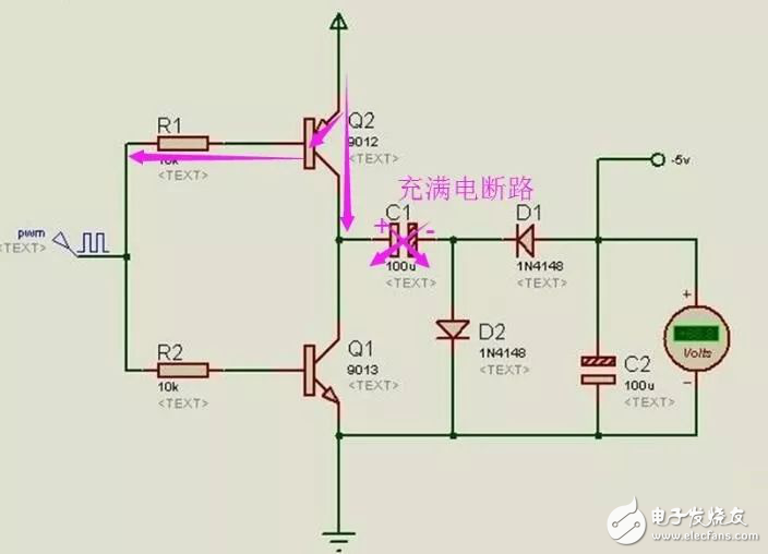 單片機電子電路中常用的兩種負壓產生電路解析