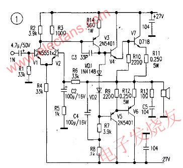 互補對稱的OCL電路 m.1cnz.cn